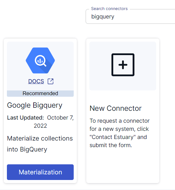 Stripe to BigQuery - BigQuery Connector Search