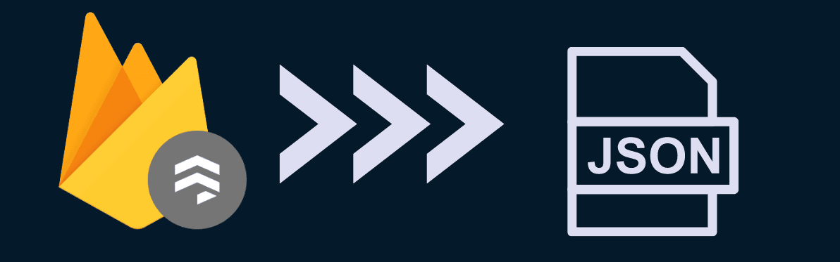 export firestore data - firestore to JSON
