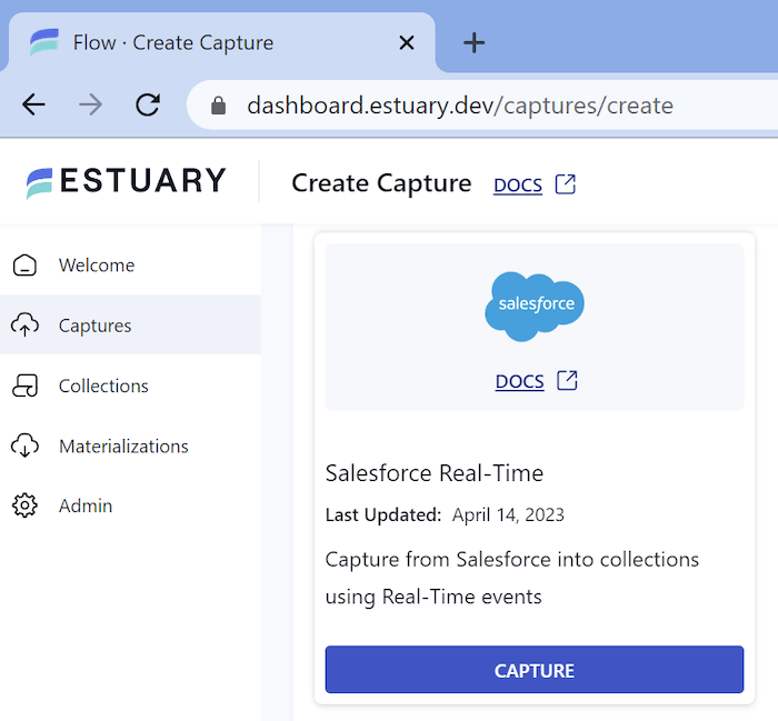 salesforce change data capture - salesforce connector