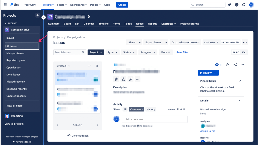 Jira to Postgres - Jira Step 2