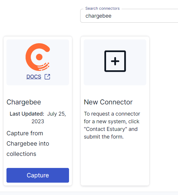 Chargebee to BigQuery - Chargebee Connector Search