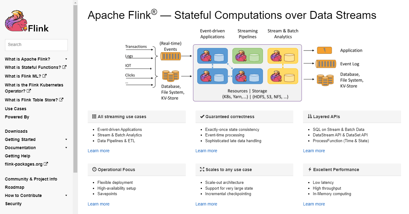 Streaming Data Processing - Apache Flink