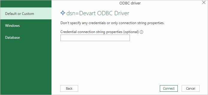 Excel to PostgreSQL - Default or Custom