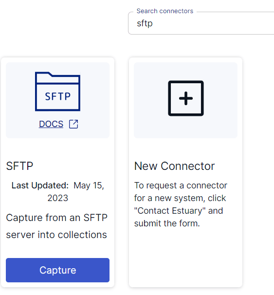 SFTP/FTP to Redshift - SFTP connector search results