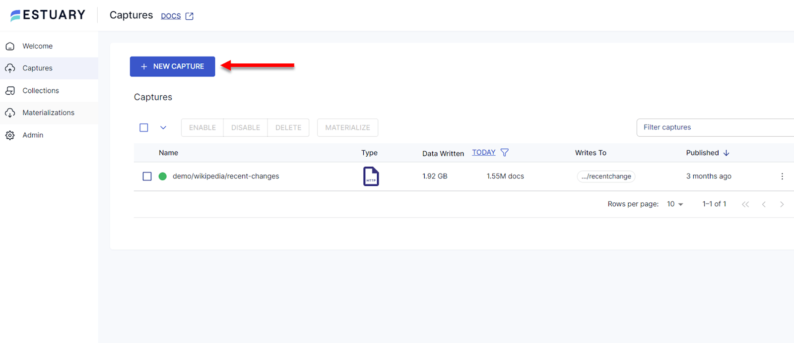 MySQL Connector - Estuary Flow New Capture